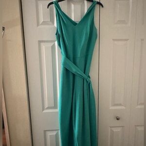 INC International Concepts Green Wide Leg Jumpsuit